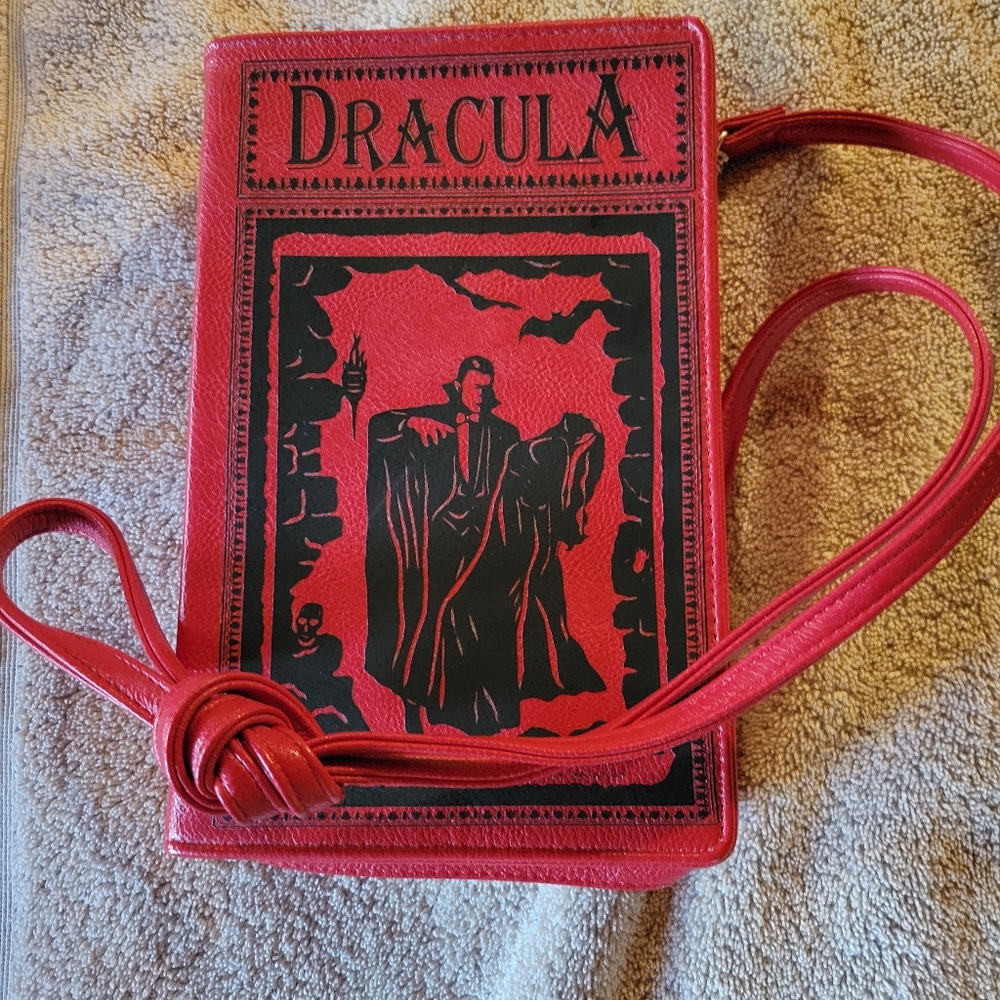 Dracula Book Crossbody purse
